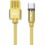Charging Cable Remax Magnetic Type-C Gold 1m Gravity RC-095a