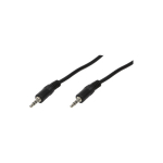 Cable Audio 2x3,5 M Stereo 1,0m Logilink